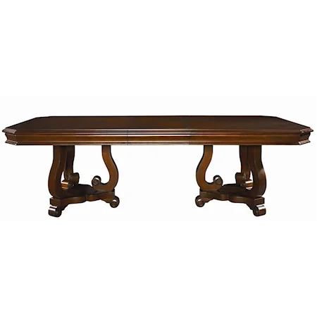 Rectangular Trestle Dining Table